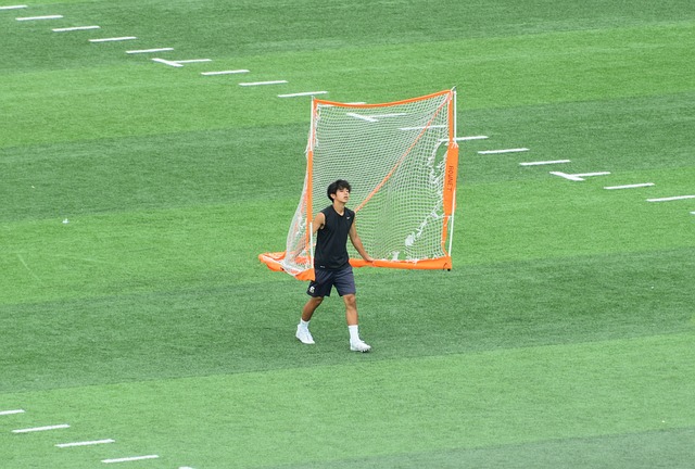 库里在场上